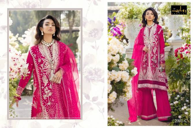 Rawayat Sana Safinaz 8 Heavy Festive Wear Embroidery Pakistani Salwar Kameez Collection